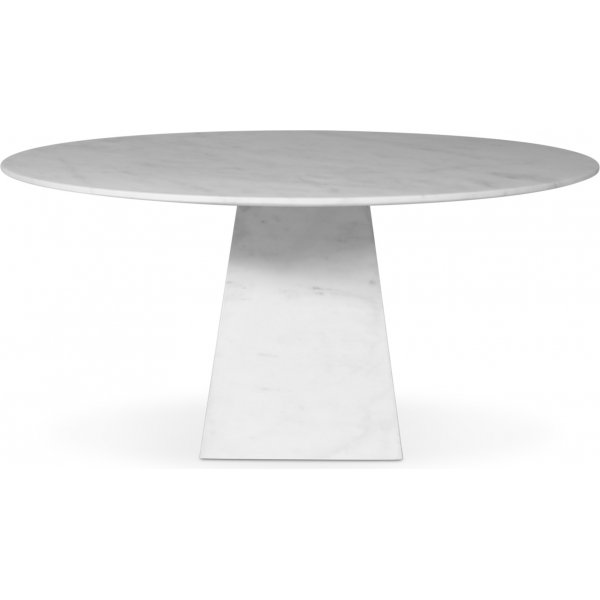 Pegani rundt spisebord i hvit marmor - D145 cm