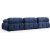 Petite 3-seters sofa - Bl