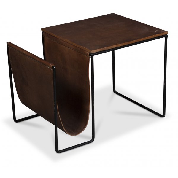 Sderhamn sidebord - Metall/skinn