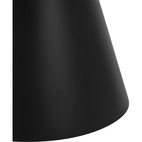 Soli salongbord 65 cm - Hvit marmor/svart