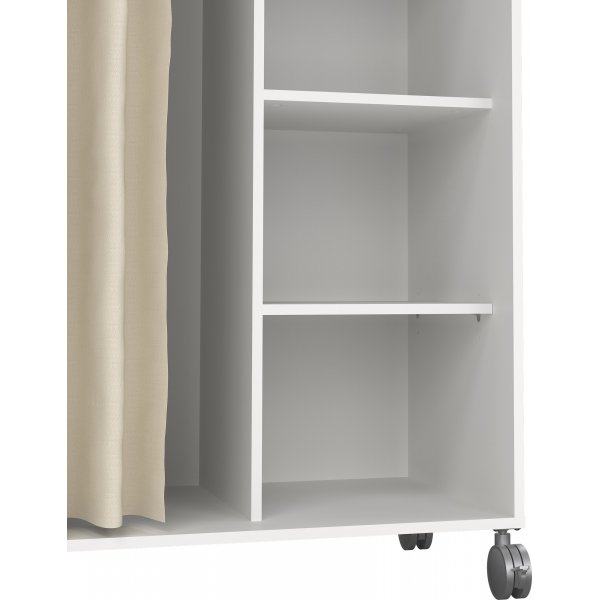 Lola garderobe - Hvit/beige