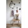 Giza Veggknapper for oppheng - Rosa / messing - 3 stk