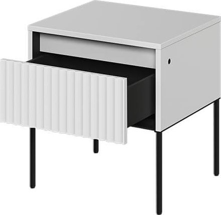 Trend nattbord - Hvit/svart Trend nattbord - Hvit/svart