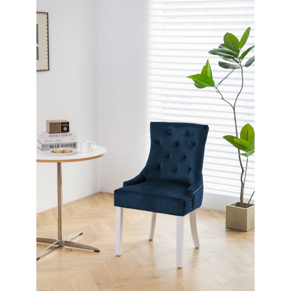 Tuva Decotique stol håndtak - Blå fløyel + Tekstilrens for møbler Tuva Decotique stol håndtak - Blå fløyel + Tekstilrens for møbler