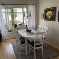 Kundebilde Gåsö spisegruppe ovalt utdragbart inkludert 6 stk Malö II stoler - Hvit
