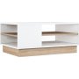 Camilla salongbord - Eik/hvit