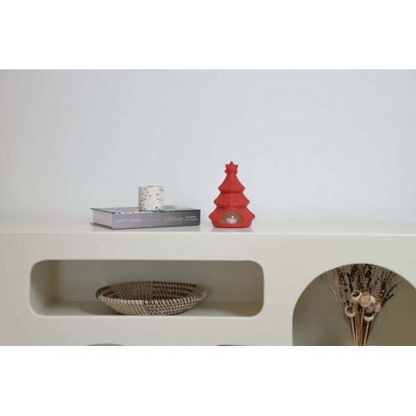 Juletrelyslykt - Rød Juletrelyslykt - Rød