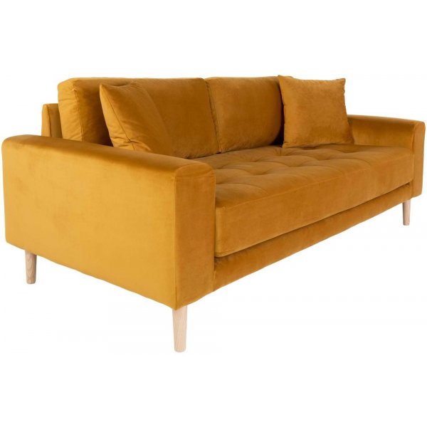 Lido 2,5-seters sofa - Gul