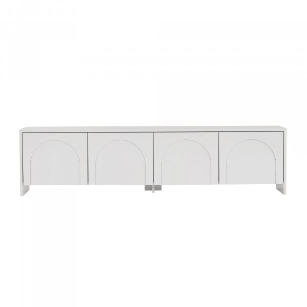 TV-stativ Aurell 180 cm - Hvit