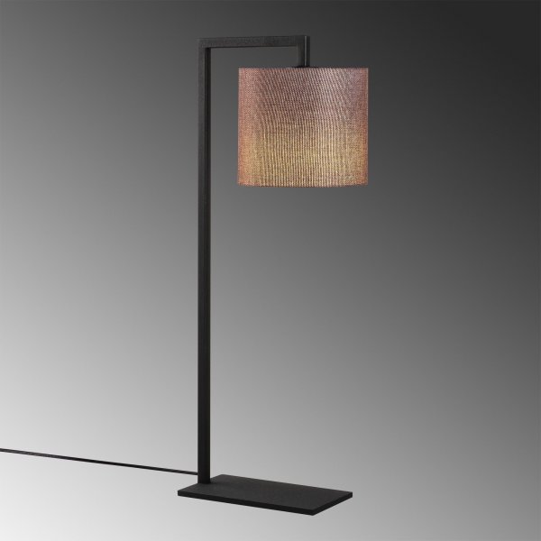 Profil bordlampe - Brun/svart