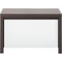 Kaspian nattbord - Wenge/hvit