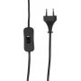 Hovfjllet bordlampe - Sort/Hvit