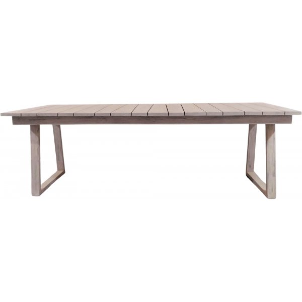 Salt spisebord i gr teak - 240x100 cm