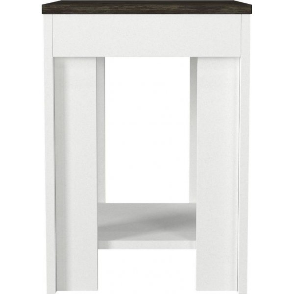 Done sidebord - Hvit/mørkebrun Done sidebord - Hvit/mørkebrun