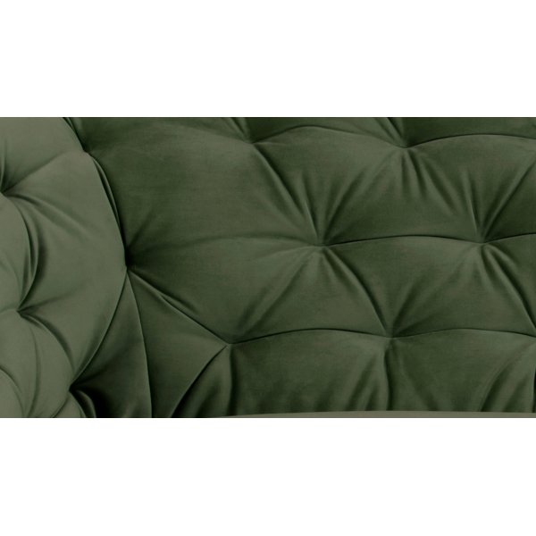 Felicia 3-seters sofa - Skogsgr�nn (Fl�yel)