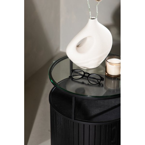 Bovall sidebord Ø37 cm - Sort Bovall sidebord Ø37 cm - Sort