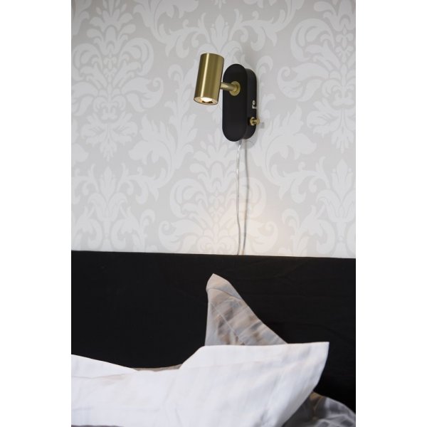 Vegg-spotlight Gusto - Svart