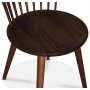 Sintorp spisegruppe, rundt spisebord 115 cm inkludert 4 stk. Castor pinnestoler i valntt  Brun marmor (Laminat)