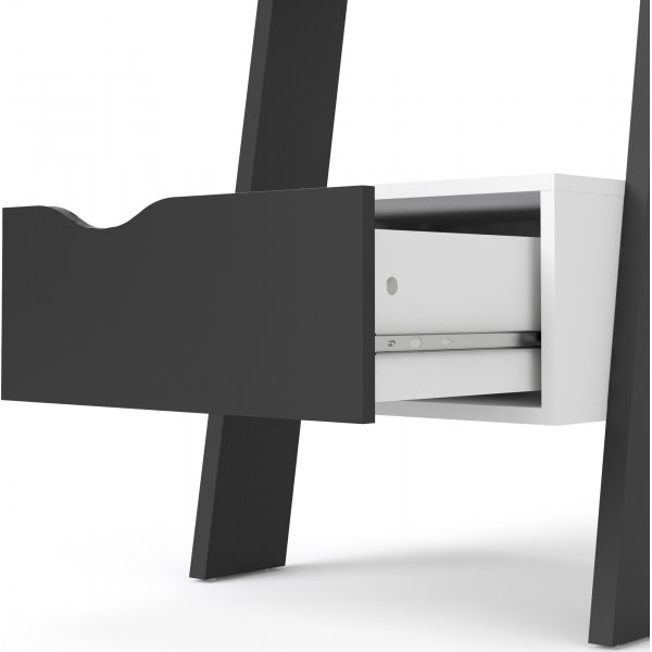 Oslo trinnhylle - Hvit/svart Oslo trinnhylle - Hvit/svart