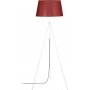 Tripod gulvlampe - Hvit/rd