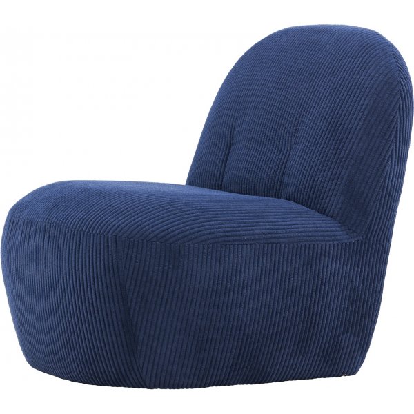 Mahla lenestol - Marineblå kordfløyel Mahla lenestol - Marineblå kordfløyel