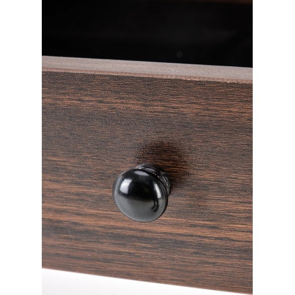 Tavolin skrivebord 128x48 cm - Valnøtt/svart Tavolin skrivebord 128x48 cm - Valnøtt/svart