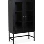 Carl vitrineskap (Highboard) - Svartbeiset eik