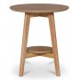 Bridge rundt sidebord 50 cm - Eikefinr