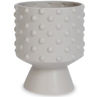 Krukke Boble med fot H18 cm - Beige Krukke Boble med fot H18 cm - Beige