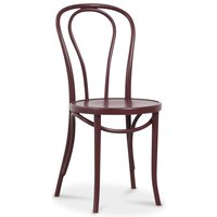 Bentwood Stol No18 Klassiker - Burgundy Bentwood Stol No18 Klassiker - Burgundy