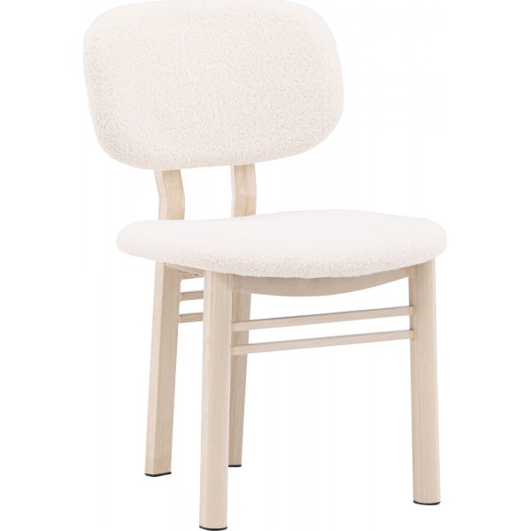 Sia spisestol - Beige/hvit
