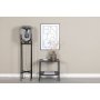 Marbystrand gulvlampe - Svart/glass