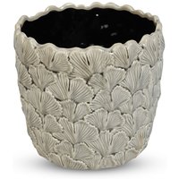 Krukke Ginkgo H16 cm - Grå Krukke Ginkgo H16 cm - Grå