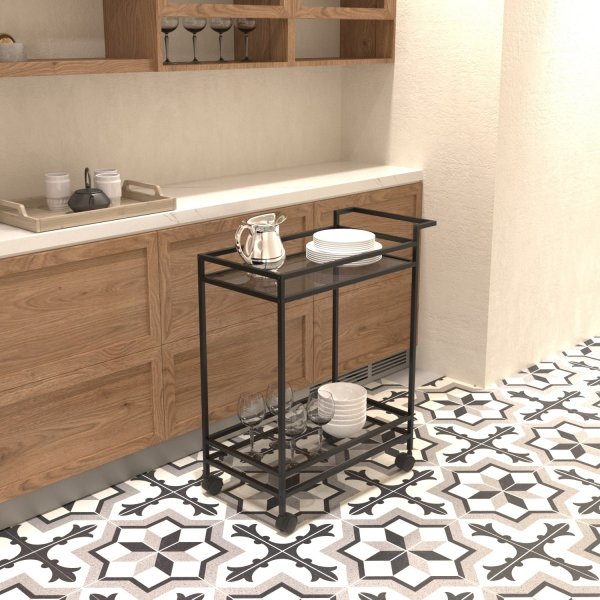 Vortex serveringsvogn - Svart Vortex serveringsvogn - Svart