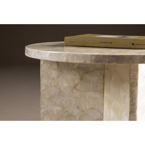 Smögen sofabord Ø40 cm - Lys grå Smögen sofabord Ø40 cm - Lys grå