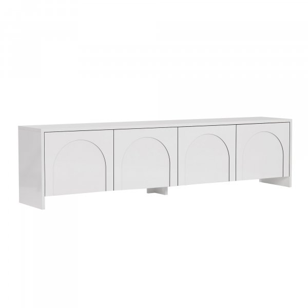 TV-stativ Aurell 180 cm - Hvit