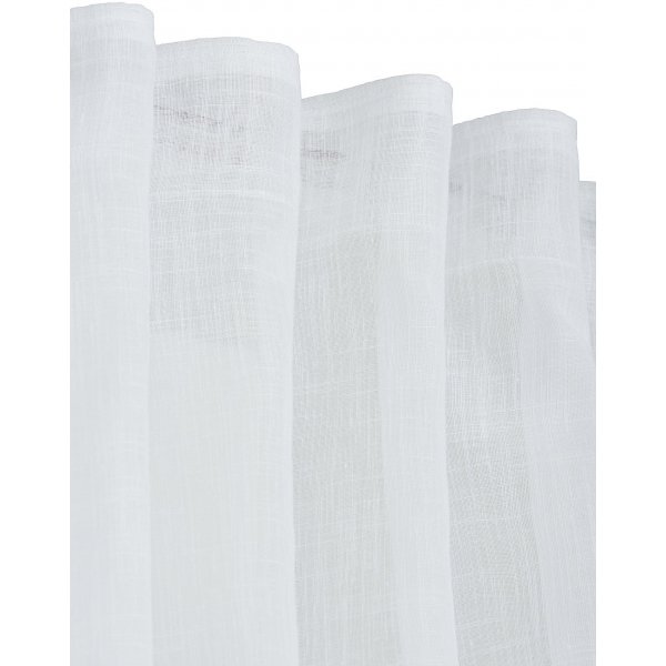 Edith gardin 2-pakning 2 x 140 x 280 cm - Hvit Edith gardin 2-pakning 2 x 140 x 280 cm - Hvit