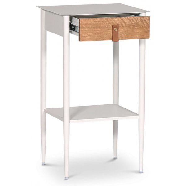 Ekehaga nattbord - Hvit/oljet eik Ekehaga nattbord - Hvit/oljet eik