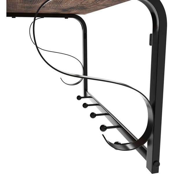 Aksel hattehylle - Brun/svart Aksel hattehylle - Brun/svart