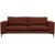 Aspen 3-seter sofa - Rustrd chenille + Mbelpleiesett for tekstiler