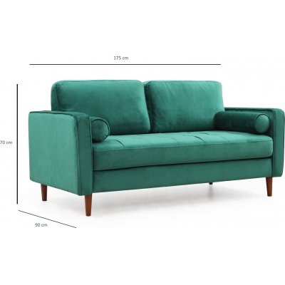 Rome 2-seters sofa - Grønn