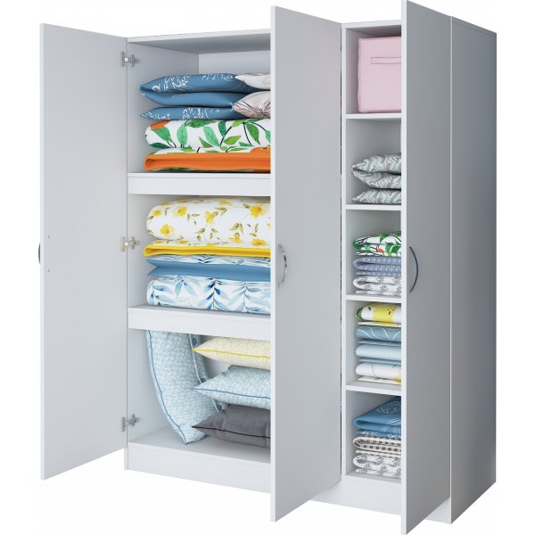 Baden garderobe 5 - Hvit