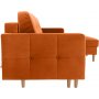 Noret sovesofa divansofa - Oransje rd