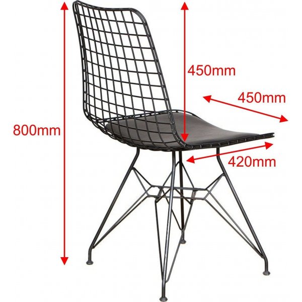Kafka stolsett - Svart Kafka stolsett - Svart