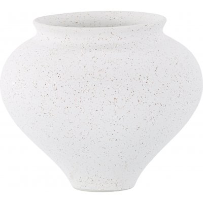 Rellis vase 18 x 18 cm - Sort/Hvit