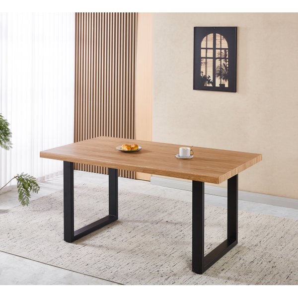 Aster spisebord 160x90 cm - Eik Aster spisebord 160x90 cm - Eik