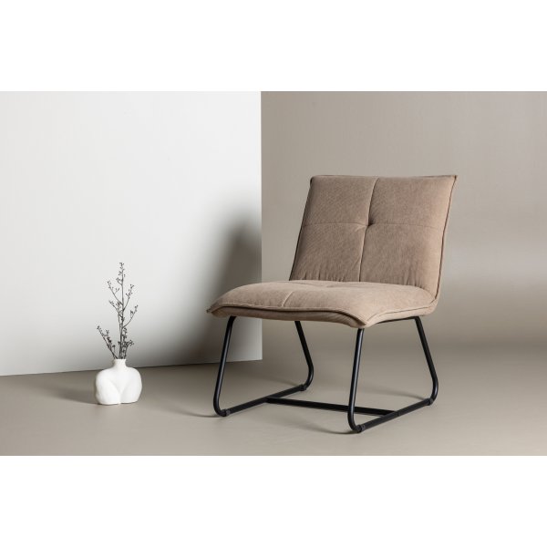 Madison lenestol - Brun kordfløyel/sort Madison lenestol - Brun kordfløyel/sort