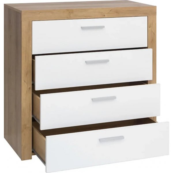 Balder kommode - Eik/hvit