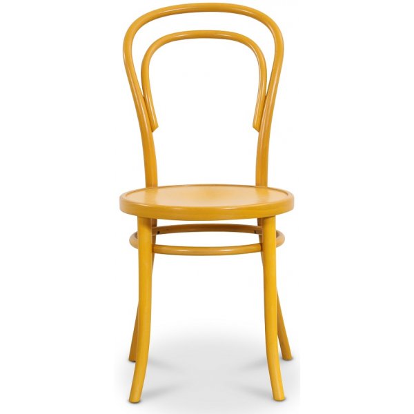 Bentwood Stol No14 Klassiker - Gul beiset Bentwood Stol No14 Klassiker - Gul beiset