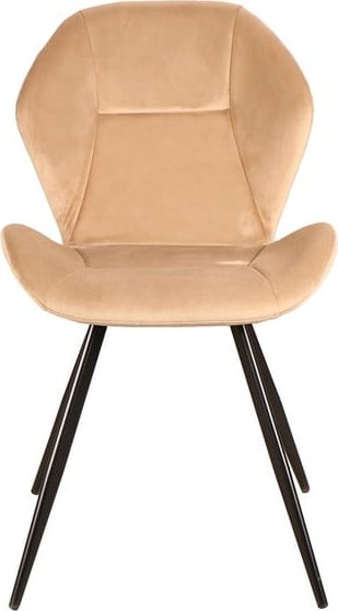 Ginger spisestuestol - Beige fløyel Ginger spisestuestol - Beige fløyel